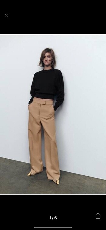 Zara düz kesim pantolon