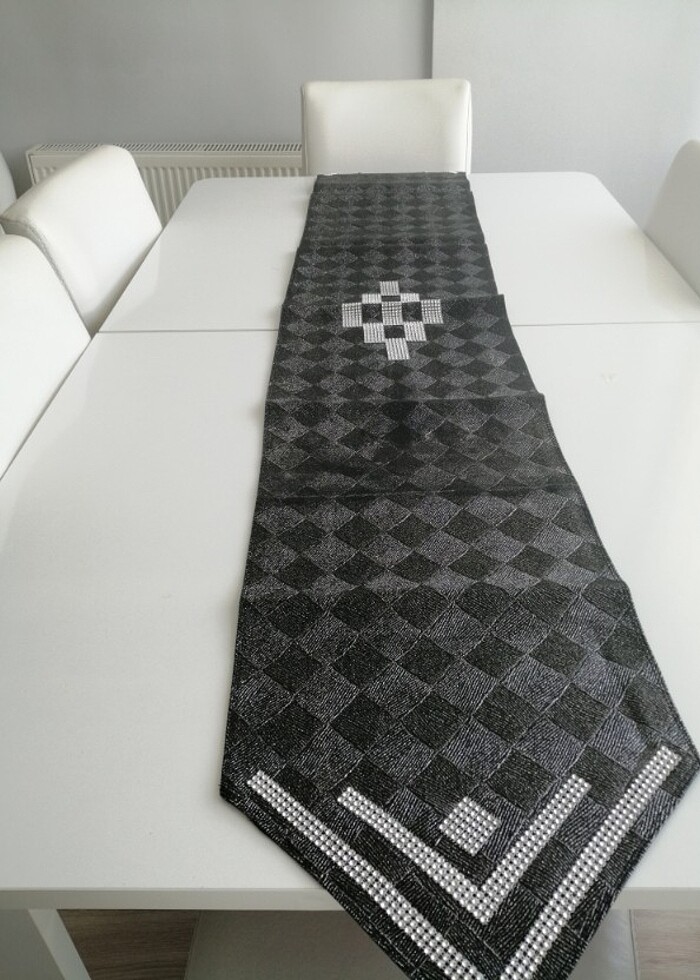 Deri runner seti  - Görsel 3