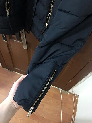 Lacivert bershka şişme mont