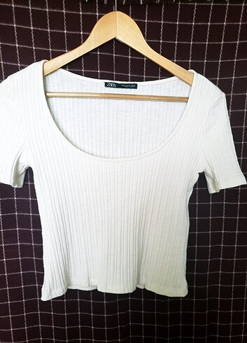 Zara crop kısa kol body (badi)