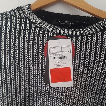 LC Waikiki parlak gümüş kazak