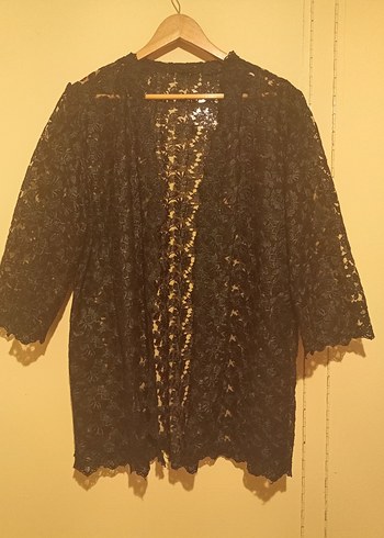 Tasarımcı Dantel Siyah Ceket