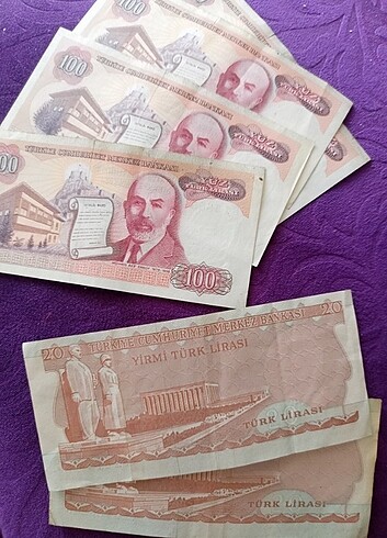 Eski kağıt paralar