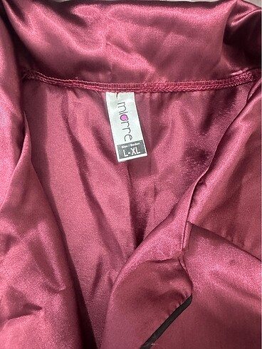 xl Beden Saten pijama üst