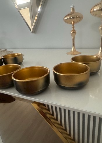 Parlak Altın Renkli Lokumluk seti - Görsel 4