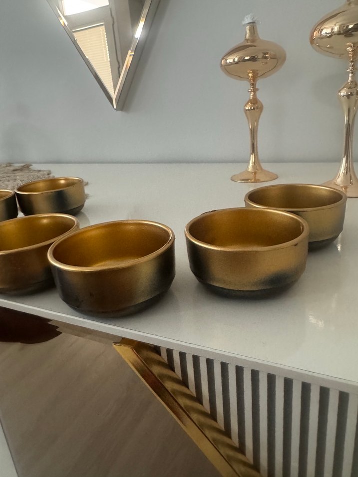 Parlak Altın Renkli Lokumluk seti - Görsel 4