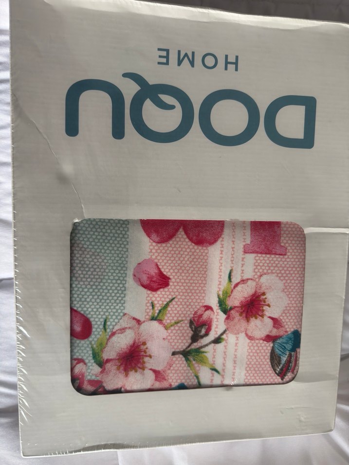 Pembe Pastel Desenli Love Flower Nevresim Takımı - Görsel 2