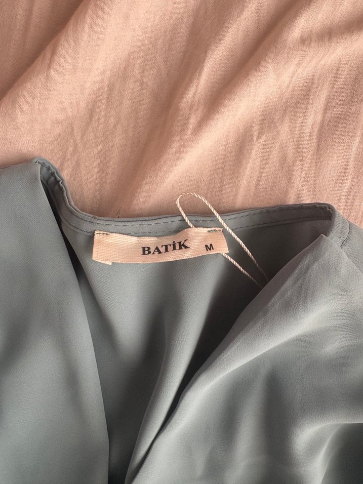 Gri Midi Kadın Robe - Görsel 3