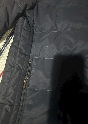 Mavi Fermuarlı unisex Mont - Görsel 6