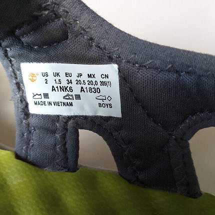 34 Beden Timberland ayakkabı