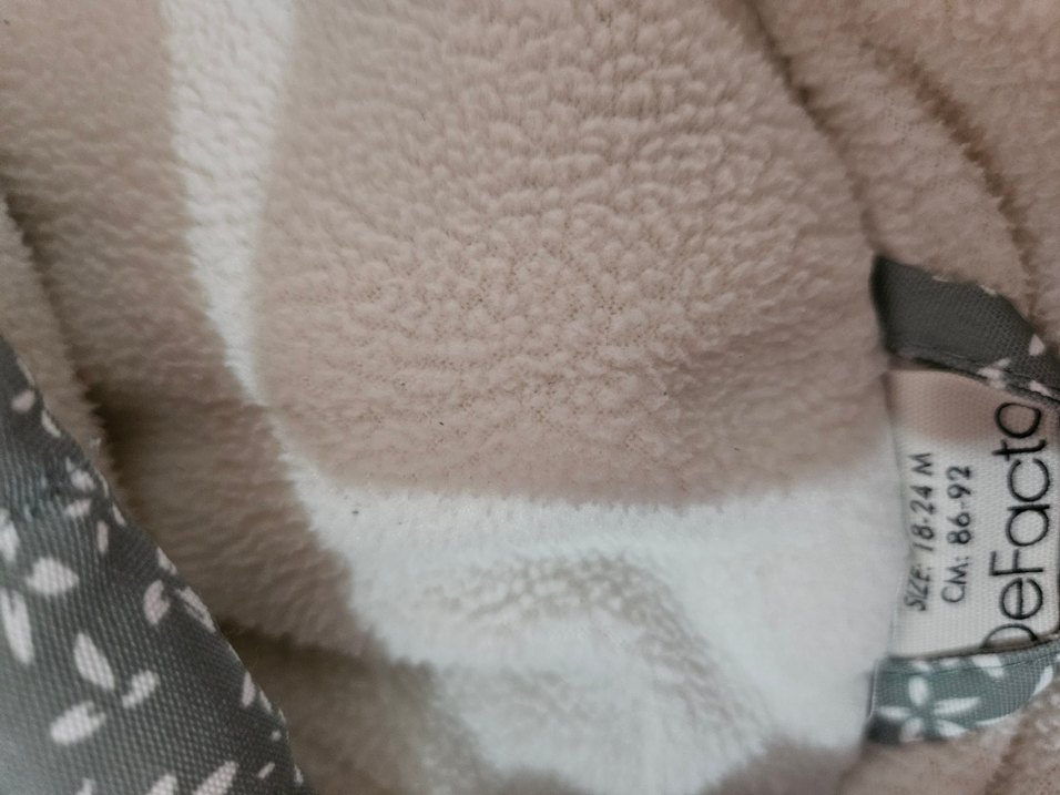 Kar tulumu Fermuarlı Bebek Kız Tulumu - Görsel 2