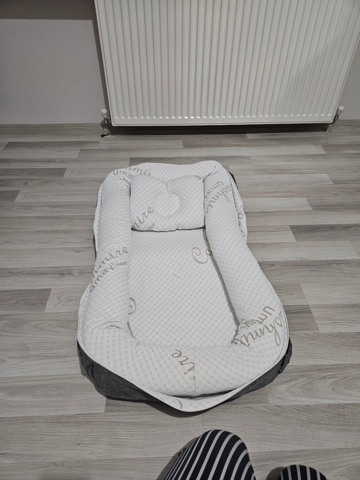 Gri Bebek Çanta Yatak - Görsel 3