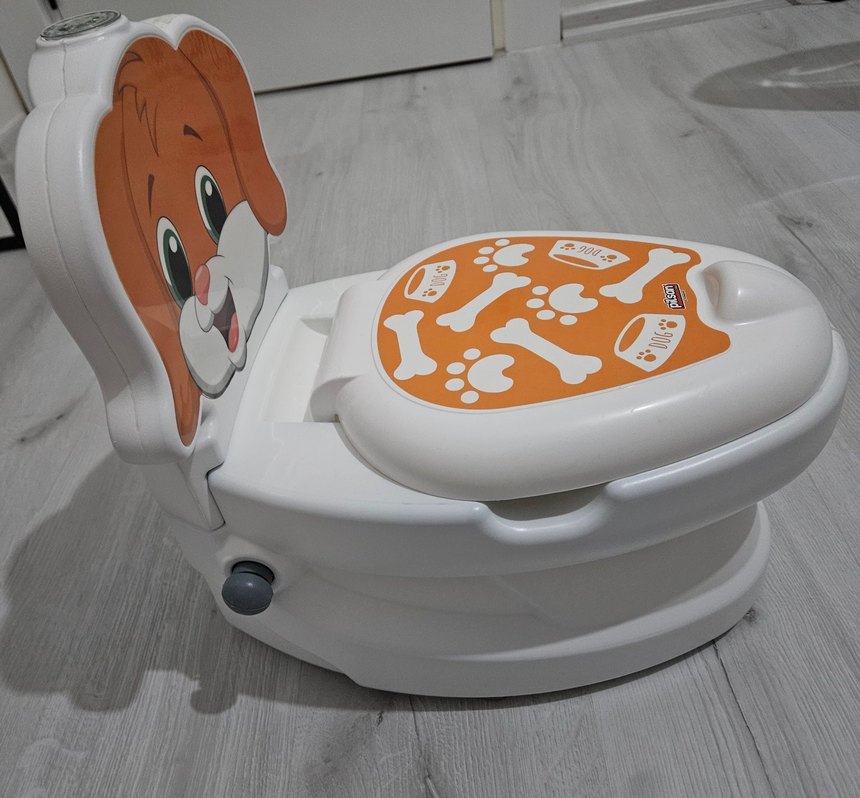 Çocuklar için sevimli köpek temalı lazımlık klozet pilsan marka - Görsel 3