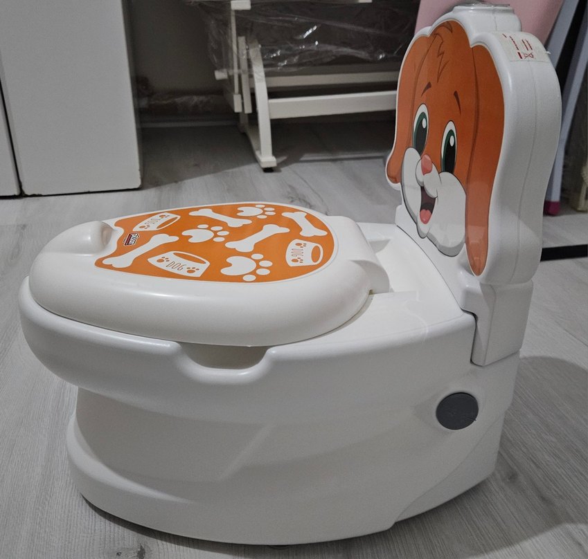 Çocuklar için sevimli köpek temalı lazımlık klozet pilsan marka - Görsel 2