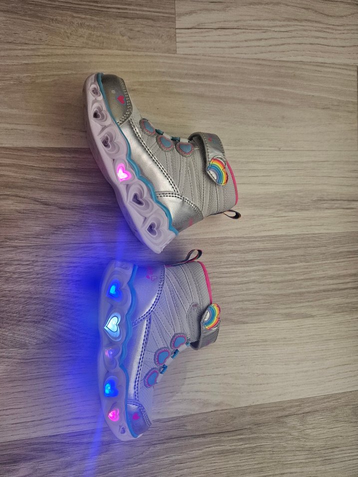 Skechers Kız Çocuk Renkli ışıklı bot - Görsel 5