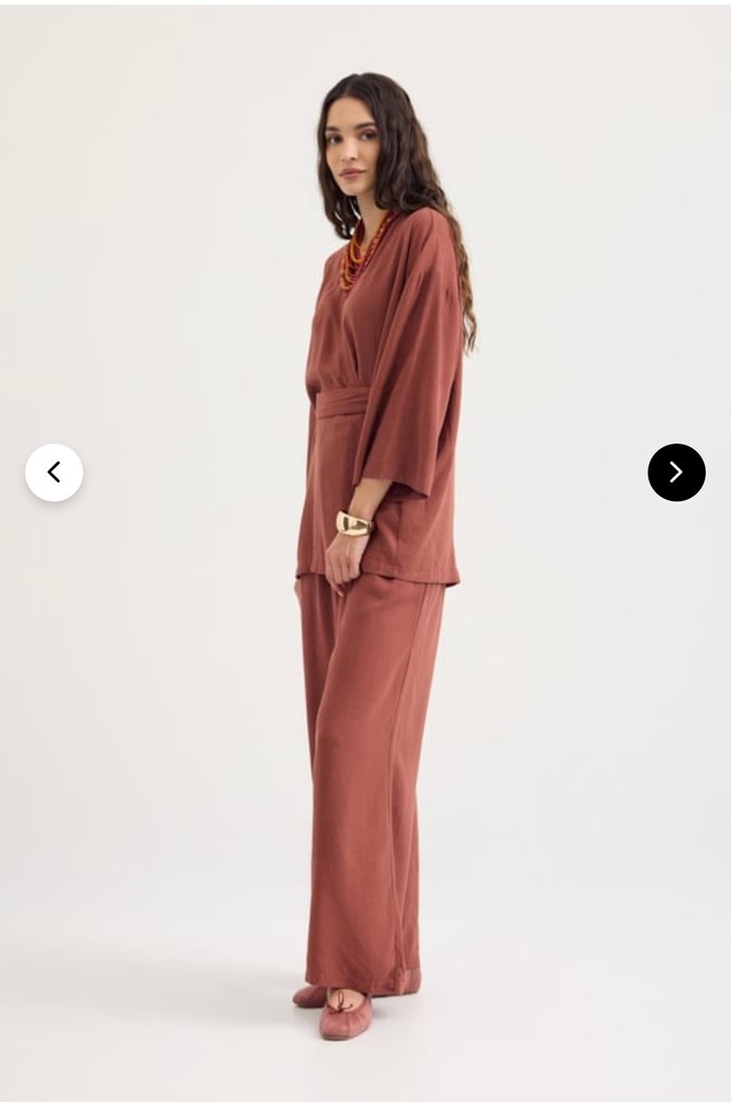 Kadın Kermit Uzun Kollu V Yaka takım - standart bedeni - Görsel 3