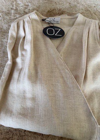 Bej Uzun Kollu keten takımı - Görsel 6