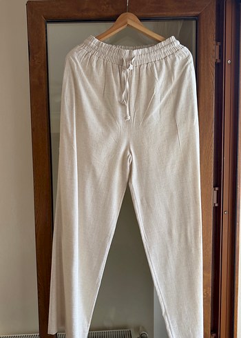 Bej Uzun Kollu keten takımı - Görsel 5