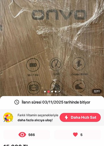 Onvo scooter 006 - Görsel 5