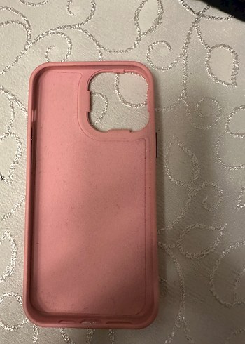 Pembe Peluş Detaylı Telefon Kılıfı ( 12 pro max) - Görsel 2