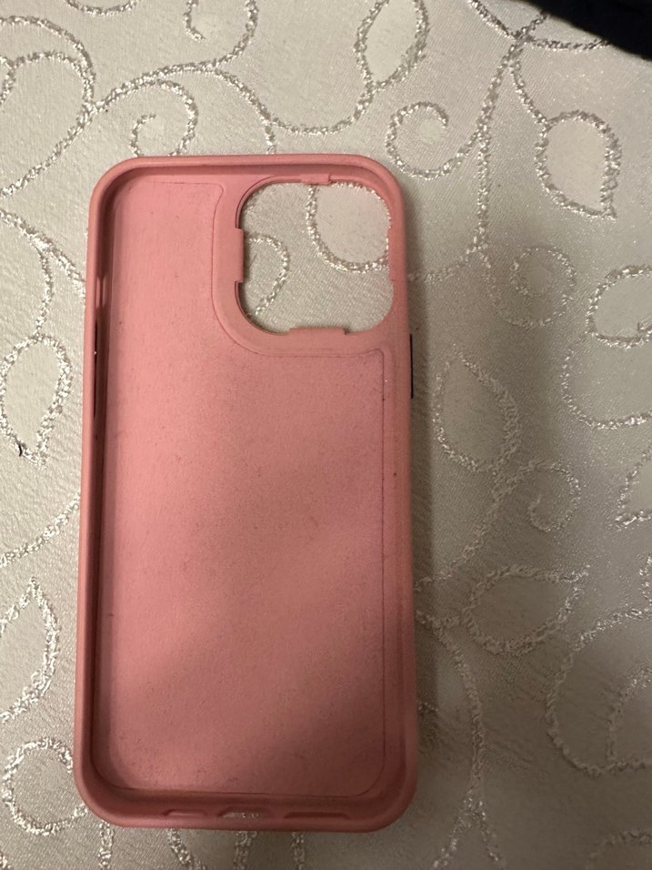 Pembe Peluş Detaylı Telefon Kılıfı ( 12 pro max) - Görsel 2