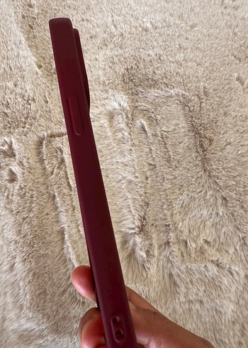 Bordo Telefon Kılıfı -  I phone 14 pro max - Görsel 4