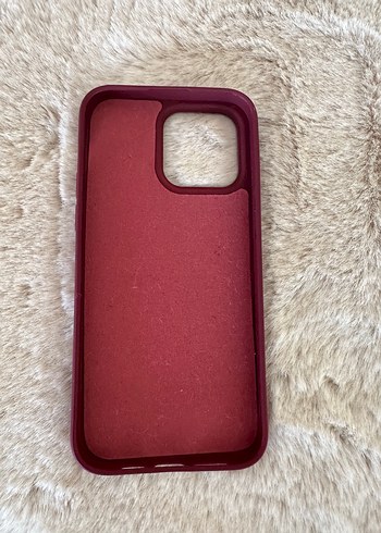 Bordo Telefon Kılıfı -  I phone 14 pro max - Görsel 2