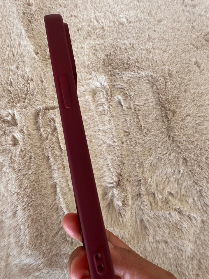 Bordo Telefon Kılıfı -  I phone 14 pro max - Görsel 4