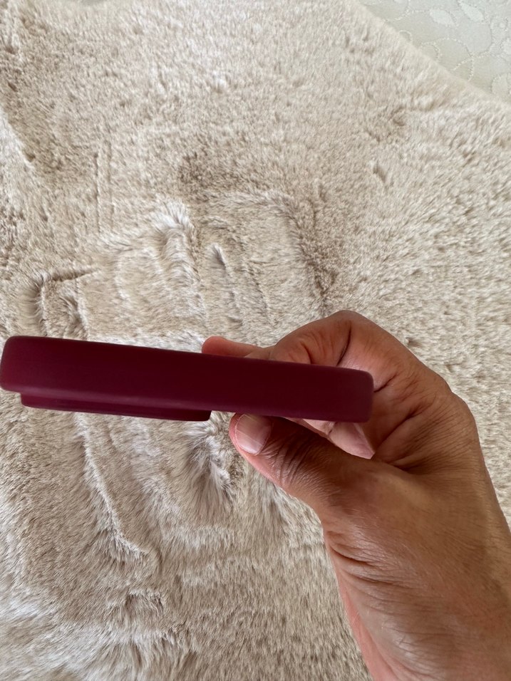 Bordo Telefon Kılıfı -  I phone 14 pro max - Görsel 5