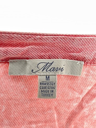 m Beden pembe Renk Mavi Jeans Bluz %70 İndirimli.
