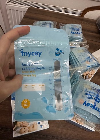 Mycey Anne Sütü Saklama Poşeti 200ml 25'li - Görsel 4