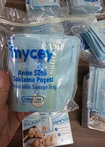 Mycey Anne Sütü Saklama Poşeti 200ml 25'li - Görsel 5
