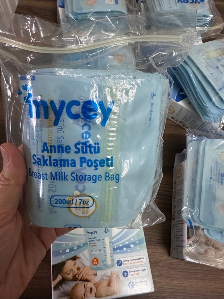 Mycey Anne Sütü Saklama Poşeti 200ml 25'li - Görsel 5