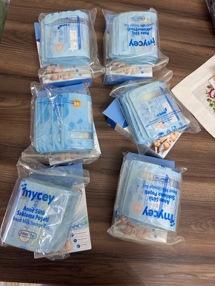 Mycey Anne Sütü Saklama Poşeti 200ml 25'li - Görsel 3