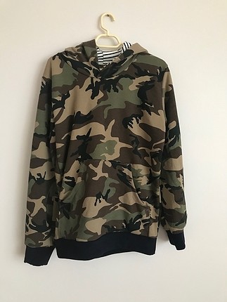 kamuflaj desenli sweat