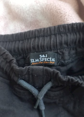 Erkek Siyah Bol Kesim Kot Pantolon - Görsel 3