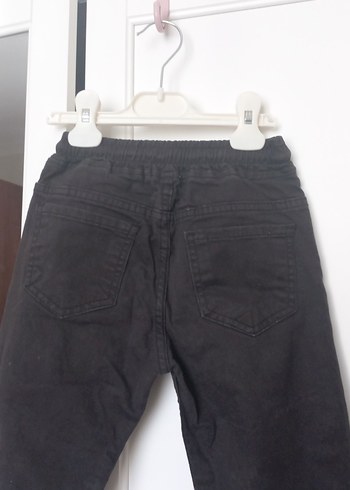 Erkek Siyah Bol Kesim Kot Pantolon - Görsel 2