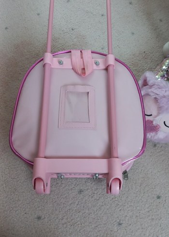 Pembe Unicorn Çocuk Okul Çantası - Görsel 4