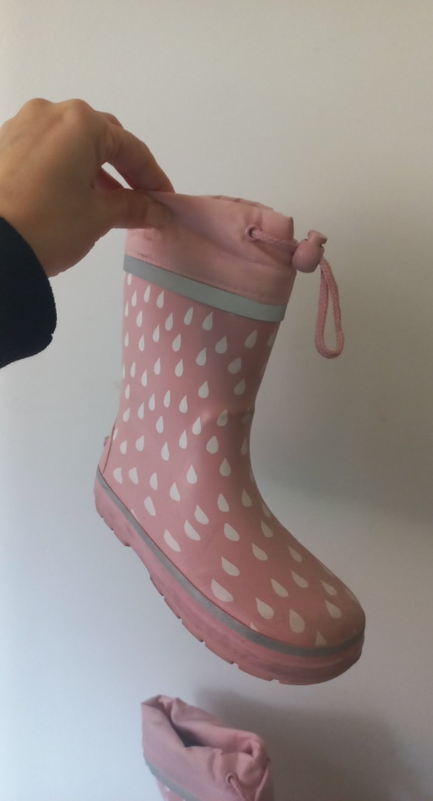 Kız Çocuk Pembe Desenli Yağmur Çizmesi - Görsel 4