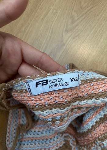 Bohem Tarz Mini Örme Kadın Büstiyer - Görsel 4