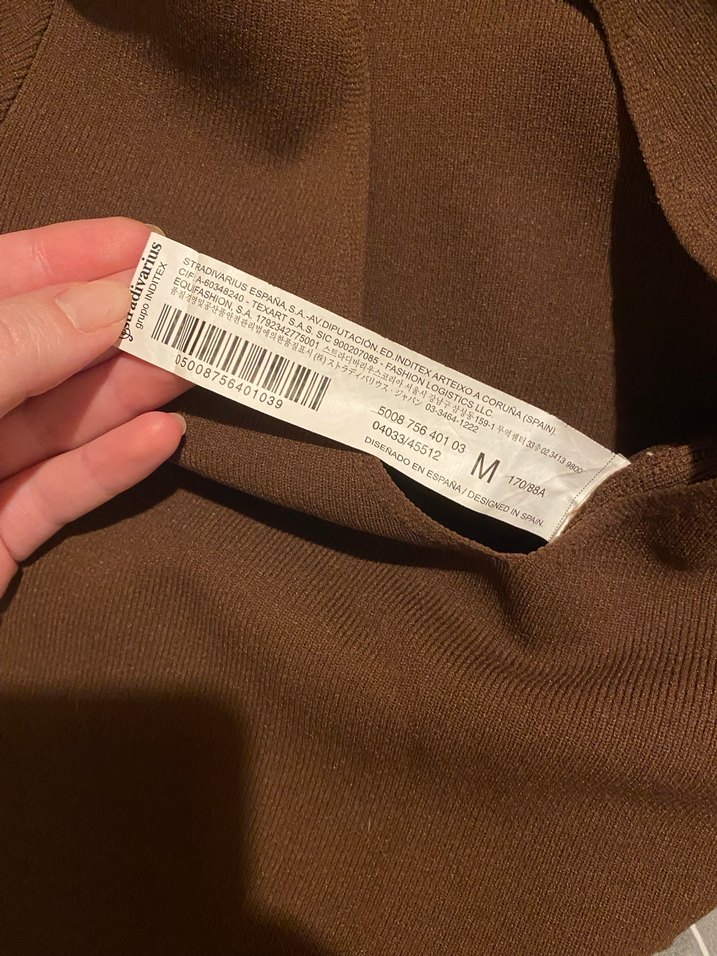 Kahverengi V Yaka crop - Görsel 4