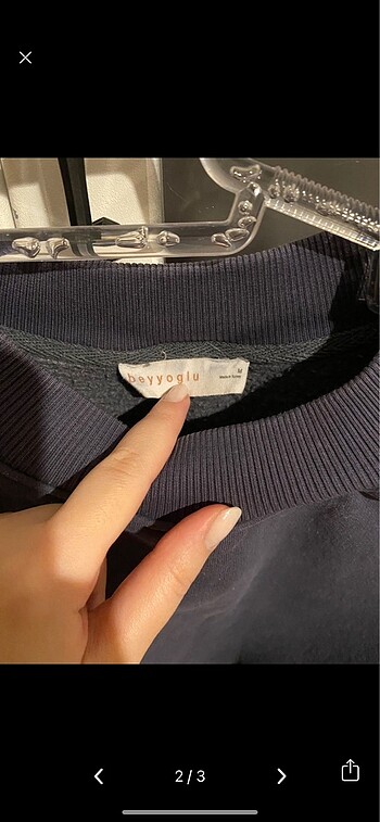 Beyoğlu Butik beyyoğlu crop sweatshirt