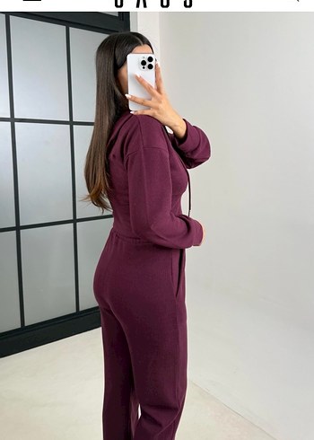 Bordo  Kadın Eşofman Takımı - Görsel 2