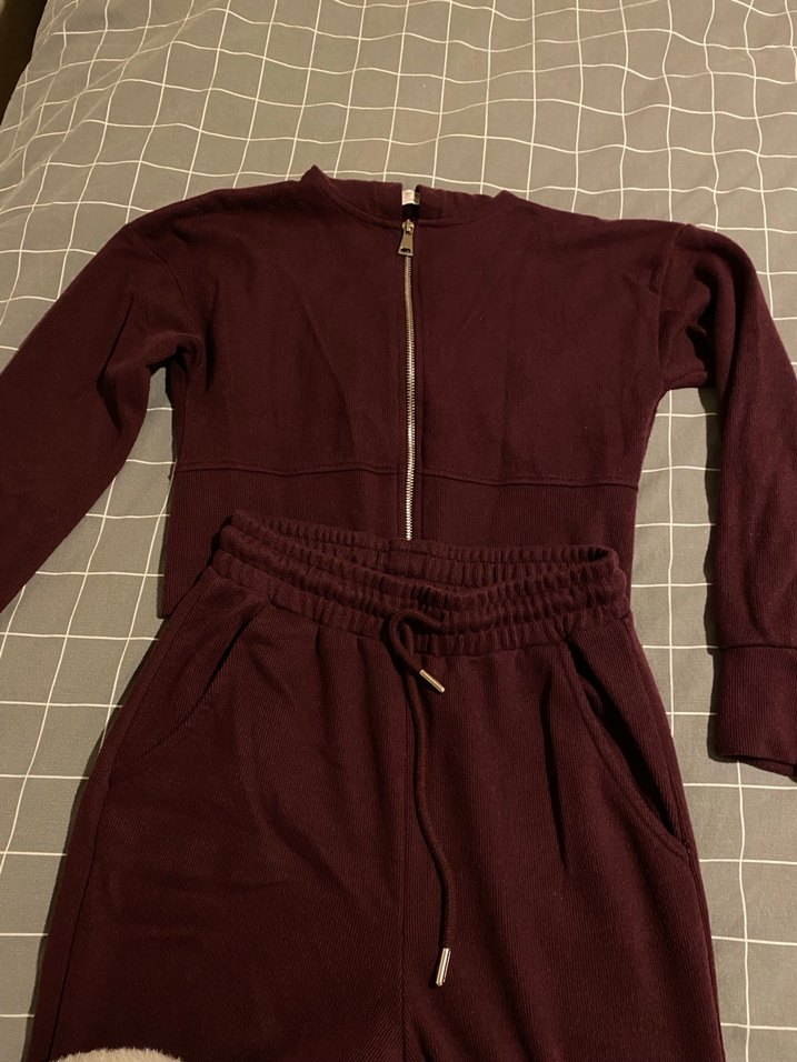 Bordo  Kadın Eşofman Takımı - Görsel 3