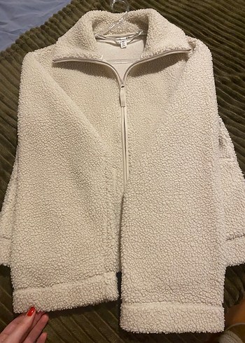 H&M peluş ceket - Görsel 5