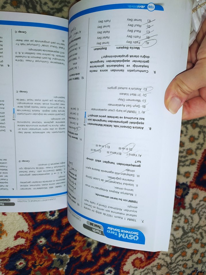 KPSS 2022 Genel Kültür Soru Bankası Aydın Yüce - Görsel 2