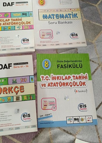  Beden Renk 8. Sınıf Fen Bilimleri, Matematik, Türkçe Soru Bankası