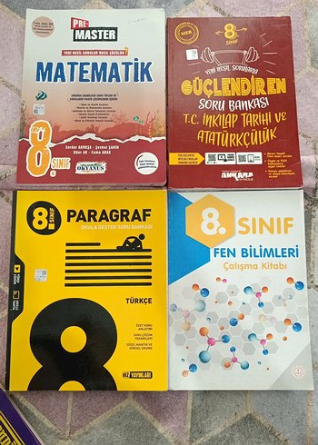 8. Sınıf Soru Bankası ve Çalışma Kitapları Seti