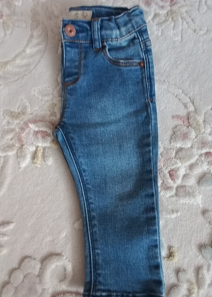 ZARA KIZ ÇOCUK KOT PANTOLON - Görsel 5