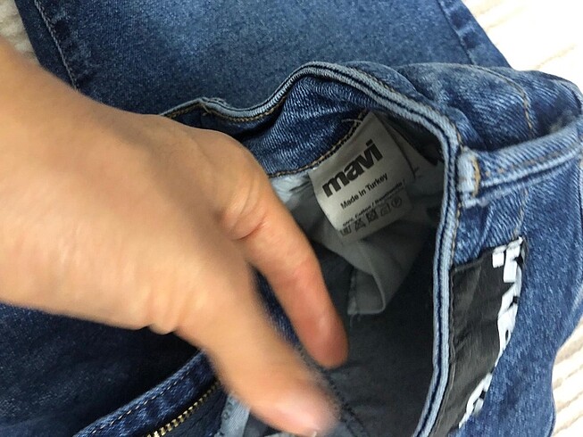 30 Beden mavi Renk Kot pantolon